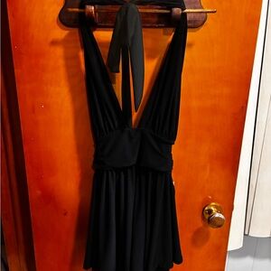 Windsor Black Halter Gown